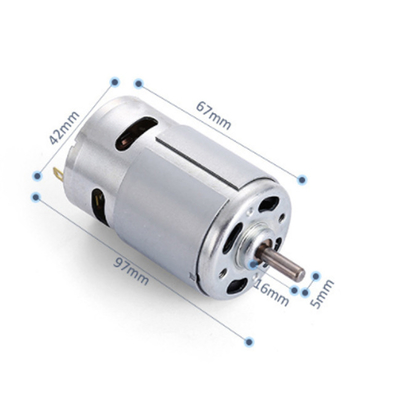 Totally Enclosed 2021 Rotor 12v 24v 775 DC Speed ​​15000rpm High Quality Copper Electric Motors For Toys