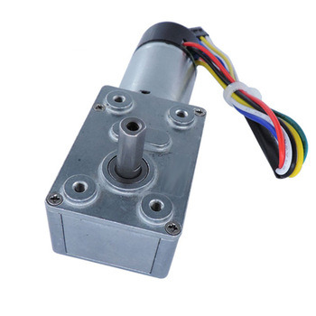 Wholesale JGY-370GB Totally Enclosed Worm Gear DC Motor Encoder with Hall Encoder 12V Reversible Adjust Speed ​​Self-lock for DIY Robot BBQ